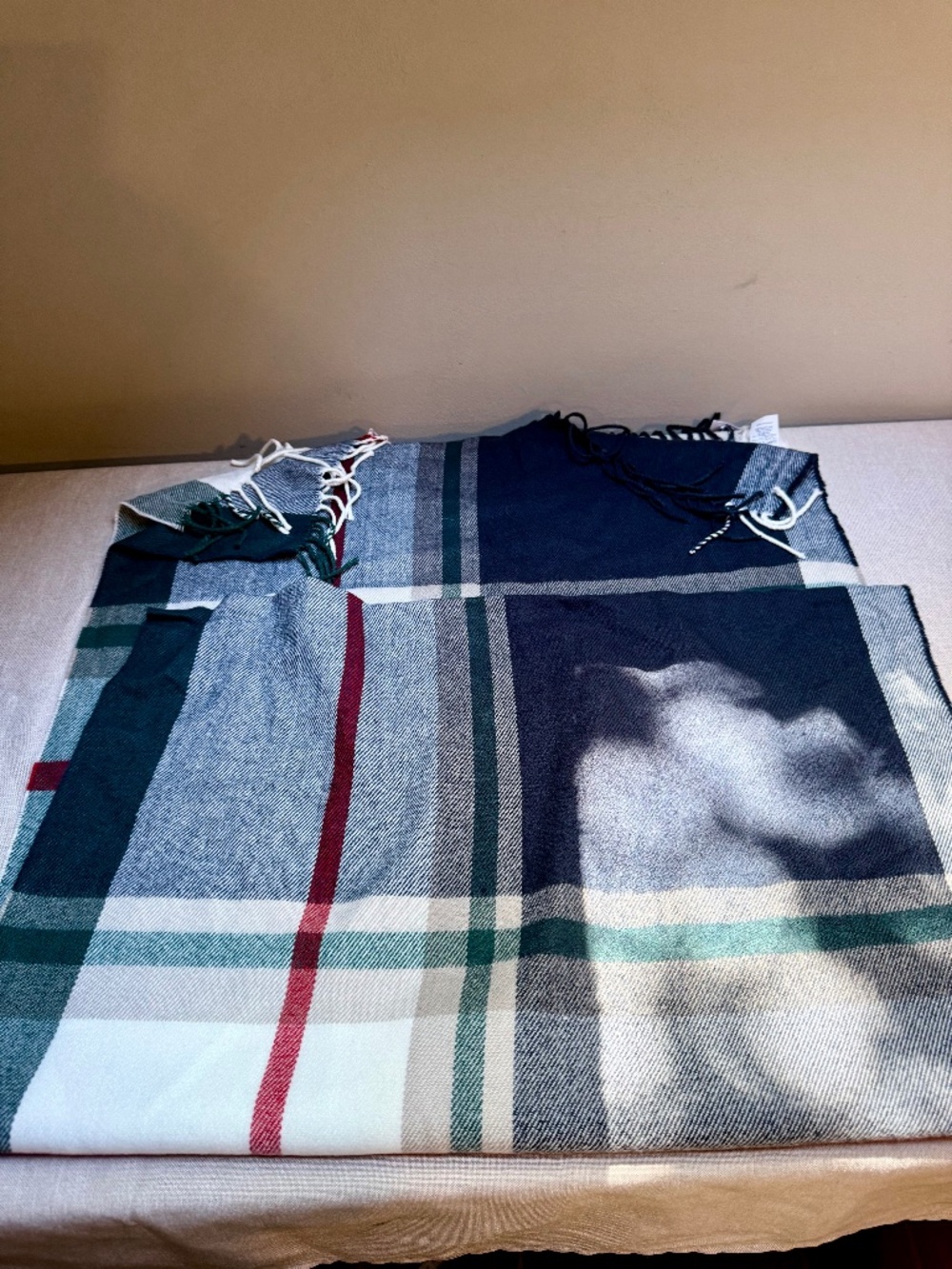 J Crew Plaid Blanket Scarf Wrap New With Tags Transitional Fall